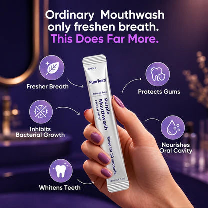 Claremont Purple Bright Smile Mouthwash