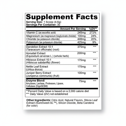 DeBloat Electrolyte Hydration Formula