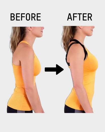 Clare Cross Back Front Closure Wireless Posture Bra
