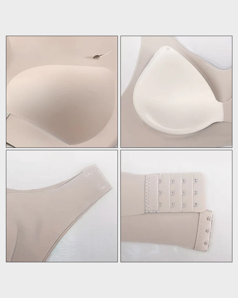 Clare Cross Back Front Closure Wireless Posture Bra