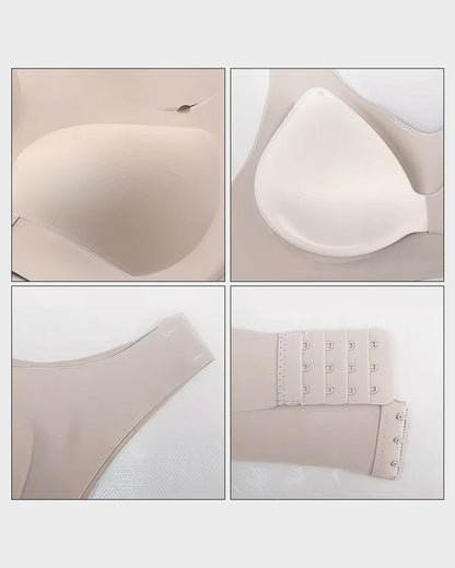 Clare Cross Back Front Closure Wireless Posture Bra