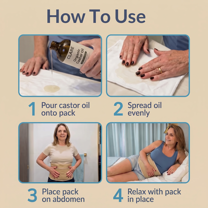 Organic Castor Oil Pack Bundle