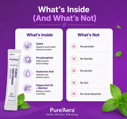 Claremont Purple Bright Smile Mouthwash